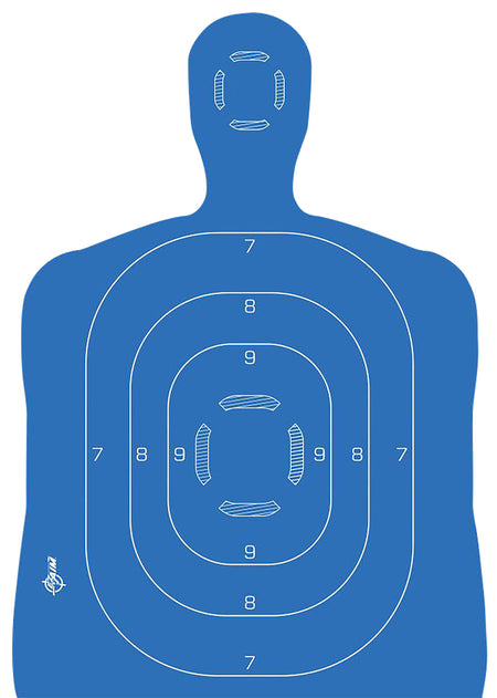 EZ-Aim 15579 Splash Reactive Silhouette Target Kit, Self-Adhesive, 23" x 35"