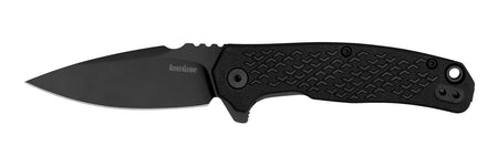 Kershaw 1407 Conduit 2.90" Folding Spear Point Plain Black Oxide 8Cr13MoV Blade, Blacked Out Textured Nylon Handle with Pocket Clip