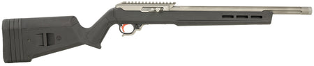 Tactical Solutions ATEGMGBMBLK X-Ring VR 22 LR 10+1 16.50" Gunmetal Gray Target Crown Barrel, Gun Metal Gray w/ Attached Scope Rail Receiver, Black Magpul X-22 Hunter Stock, Ambidextrous