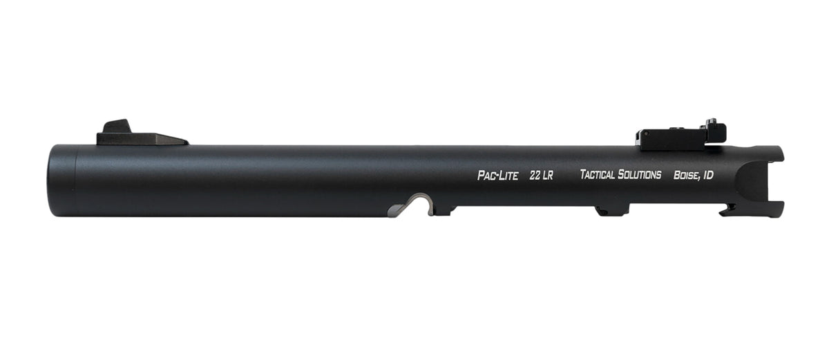 Tactical Solutions PLIV6TEMBNF Pac-Lite Barrel & Receiver 22 LR 6" Threaded Black Anodized for Ruger Mark IV/22-45