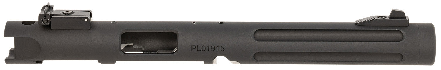 Tactical Solutions PLIV6TEMBRF Pac-Lite 22 LR 6" Fluted Threaded Barrel & Receiver Black Anodized for Ruger Mark IV/22-45
