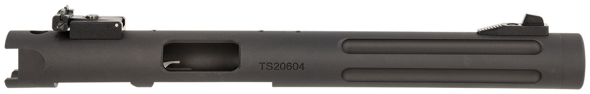 Tactical Solutions PL6TEMBRF Pac-Lite 22 LR 6" Fluted Threaded Barrel & Receiver Black Anodized for Ruger Mark I/II/III/22-45