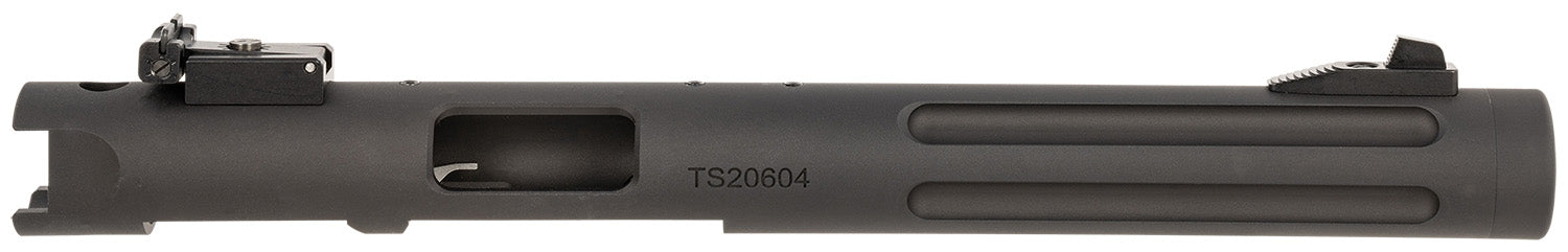 Tactical Solutions PL6TEMBRF Pac-Lite 22 LR 6" Fluted Threaded Barrel & Receiver Black Anodized for Ruger Mark I/II/III/22-45