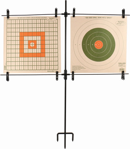 Allen Paper Target Stand Steel Frame with 8 Clips