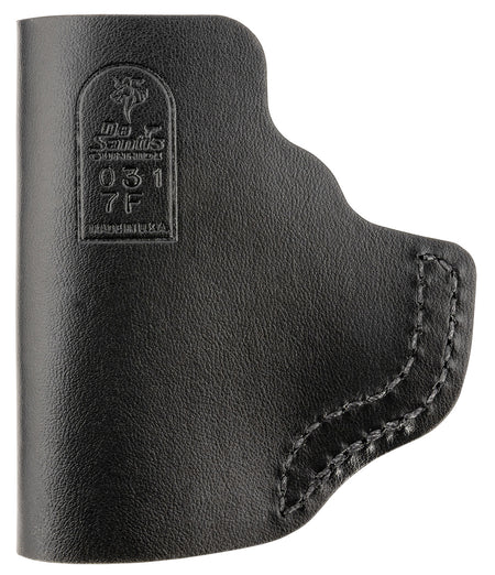 DeSantis Gunhide 031BA7FZ0 Insider IWB Black Leather Belt Clip Holster Fits Ruger LCP II Right Hand
