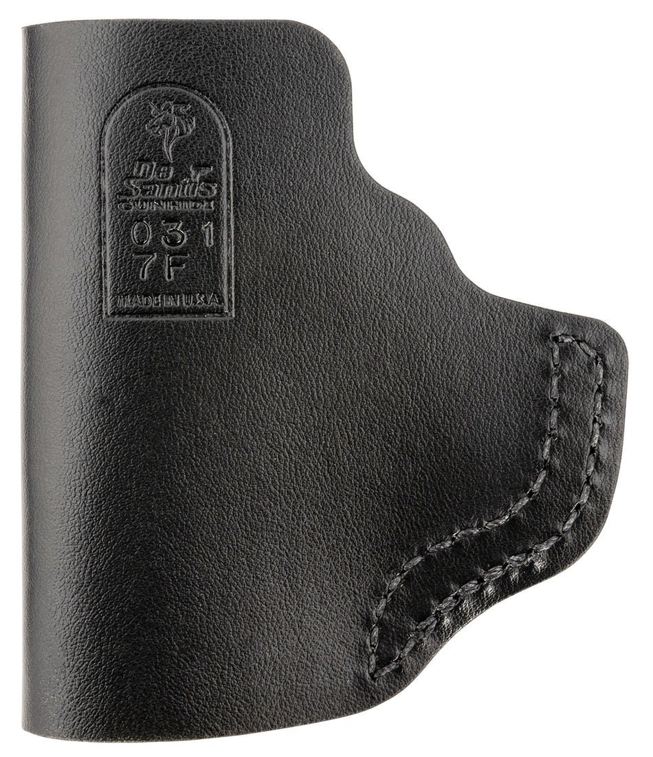 DeSantis Gunhide 031BA7FZ0 Insider IWB Black Leather Belt Clip Holster Fits Ruger LCP II Right Hand