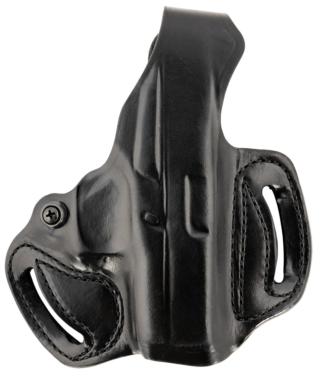 DeSantis Gunhide 085BA8BZ0 Thumb Break Mini Slide OWB Black Leather Holster Fits Glock 43/43X/48 Right Hand