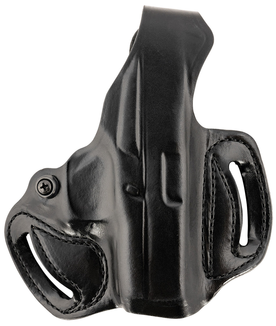 DeSantis Gunhide 085BA8BZ0 Thumb Break Mini Slide OWB Black Leather Holster Fits Glock 43/43X/48 Right Hand