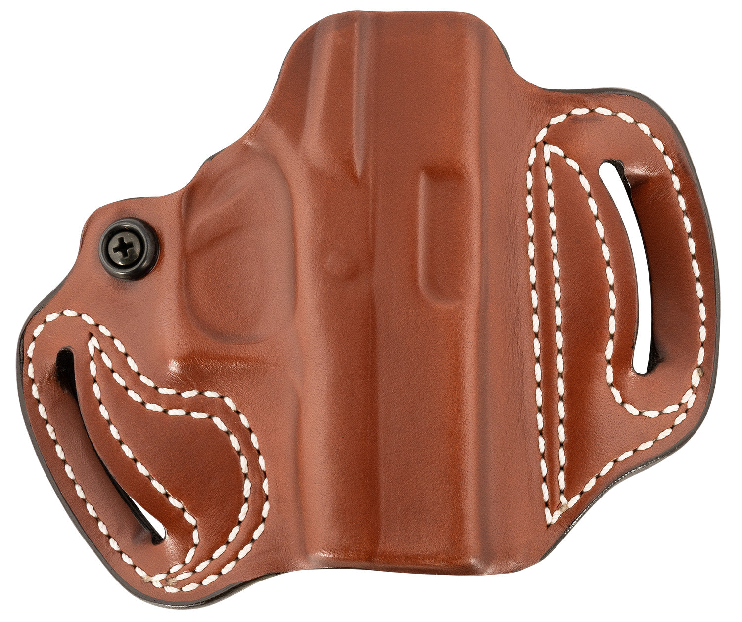 DeSantis Gunhide Mini Slide OWB Holster Tan Leather Belt Slide for Glock 43/43x/48 Right Hand