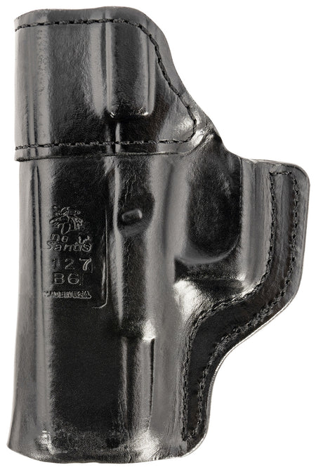 DeSantis Gunhide Inside Heat IWB Black Leather Belt Clip Holster for Glock 19/19X/23/32/45 Right Hand