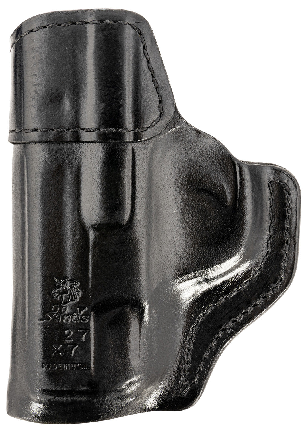 DeSantis Gunhide Inside Heat IWB Black Leather Belt Clip Holster for S&W M&P Shield 9/40 Right Hand