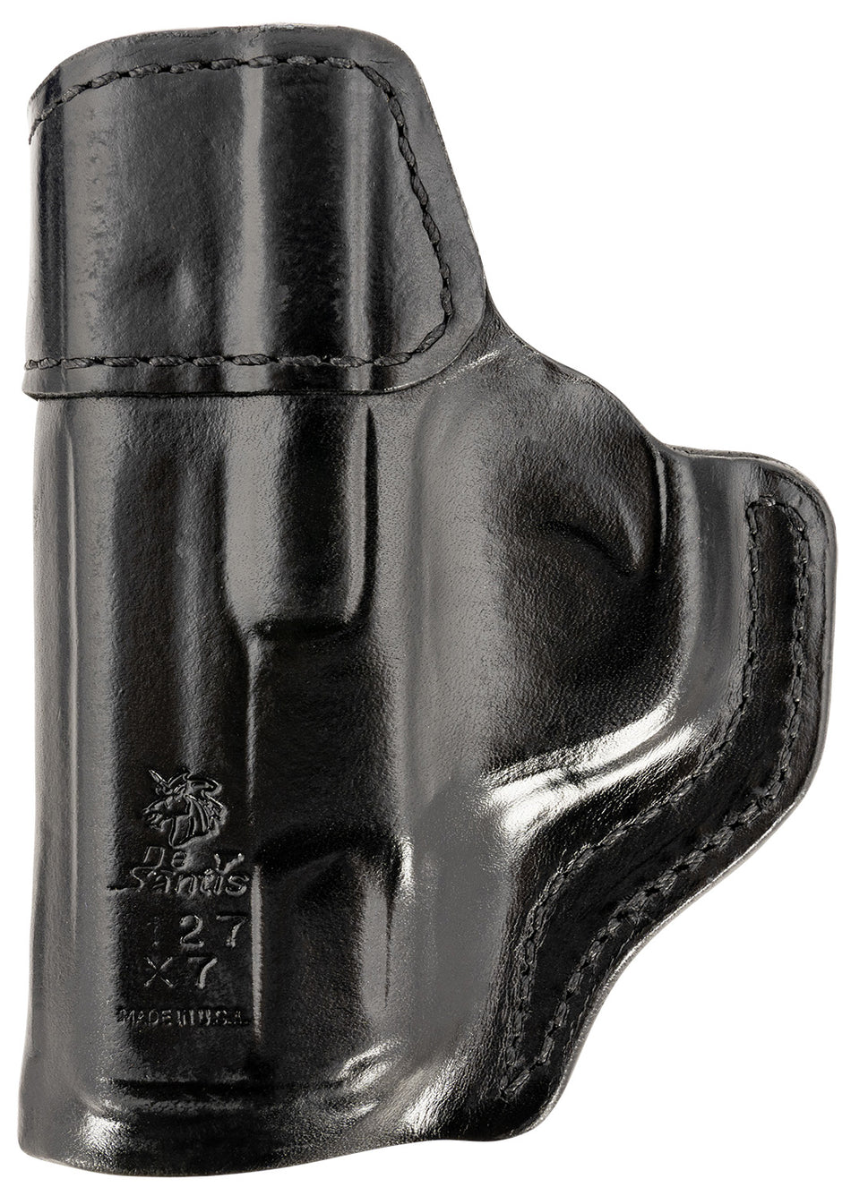 DeSantis Gunhide Inside Heat IWB Black Leather Belt Clip Holster for S&W M&P Shield 9/40 Right Hand
