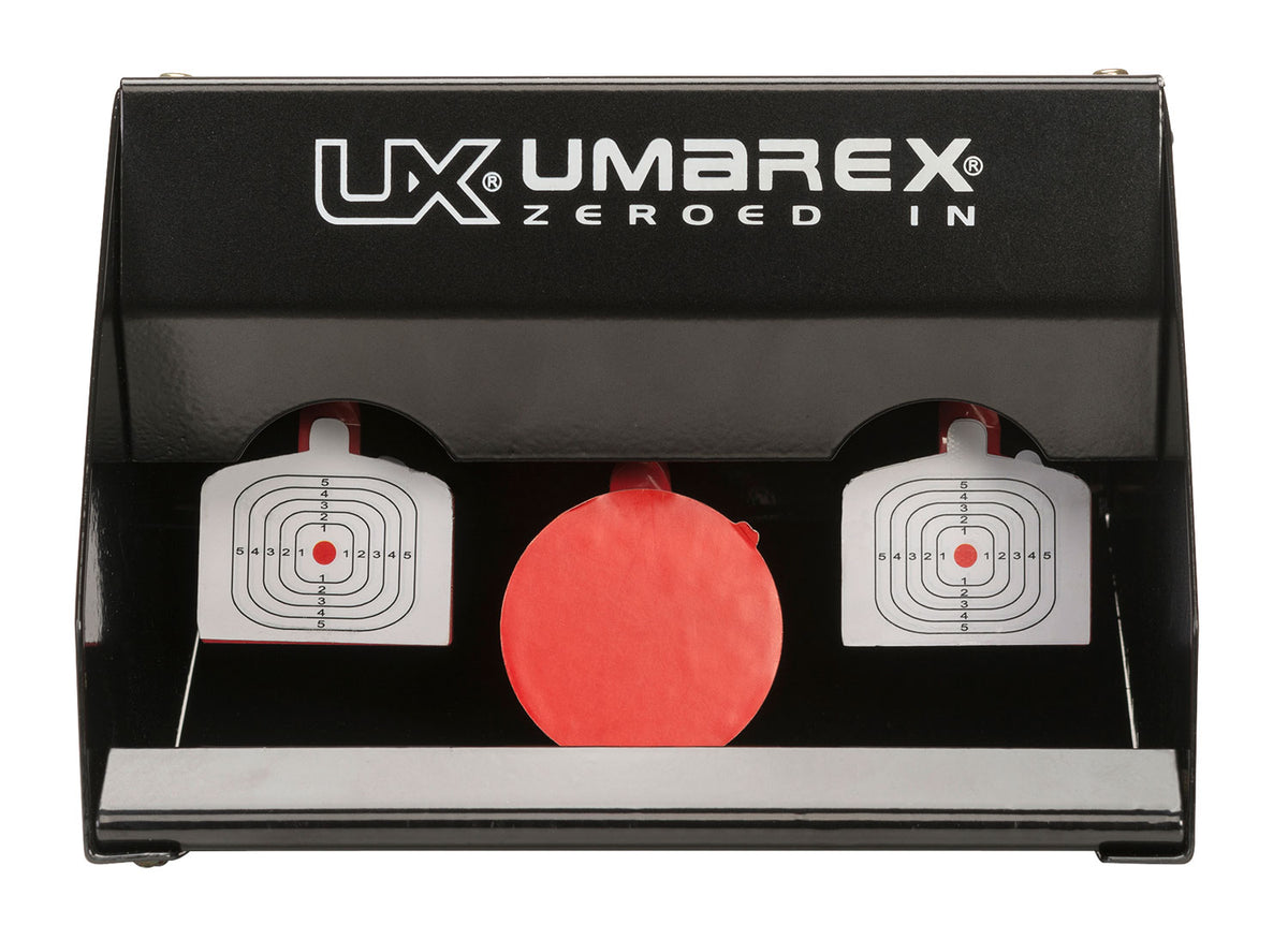Umarex 2218075 Trap Shot Re-Settable Steel Target for Air Rifles Red/White