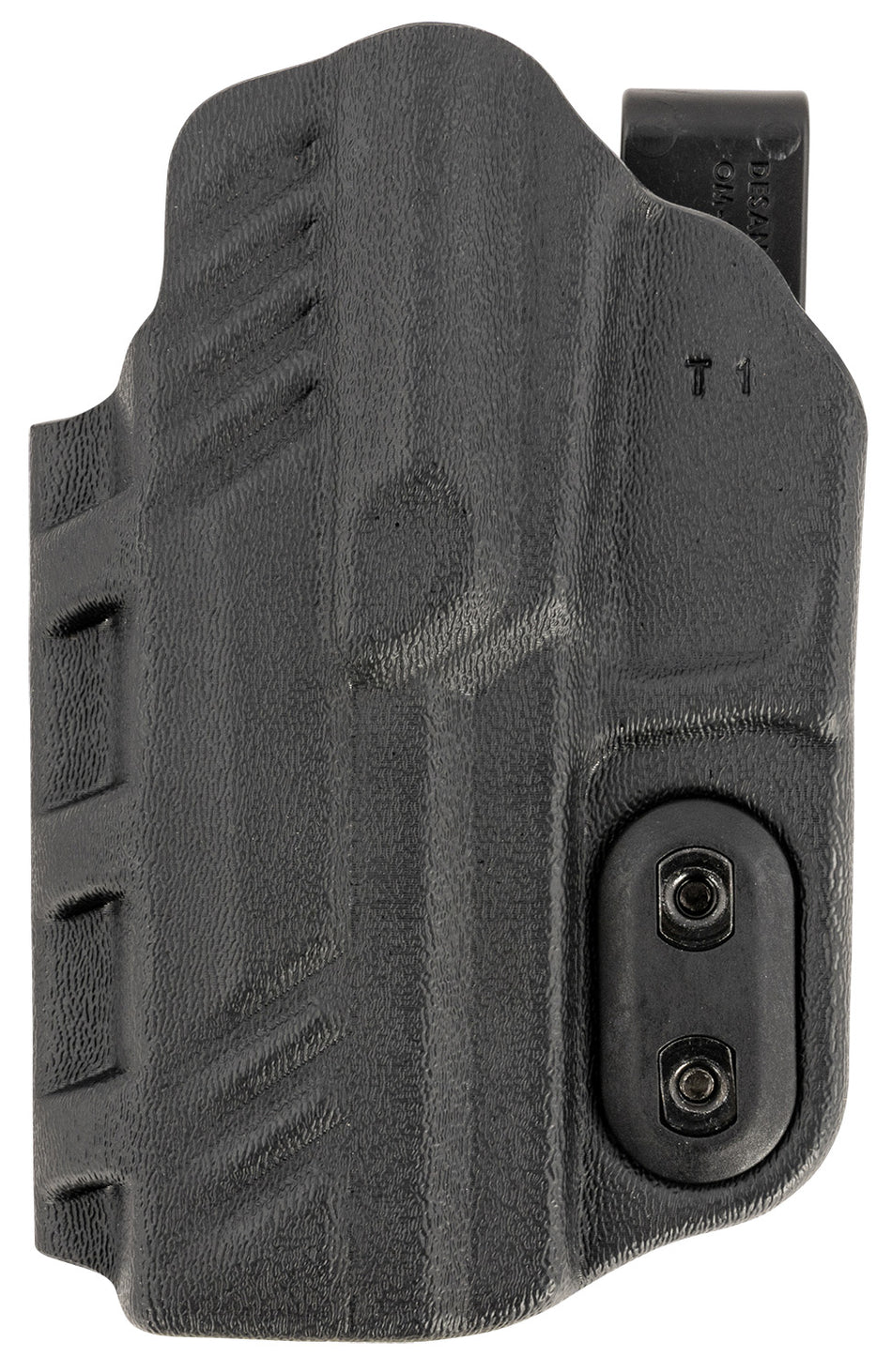 DeSantis Gunhide Slim-Tuk IWB Black Kydex Belt Clip Holster for Sig P320 Ambidextrous