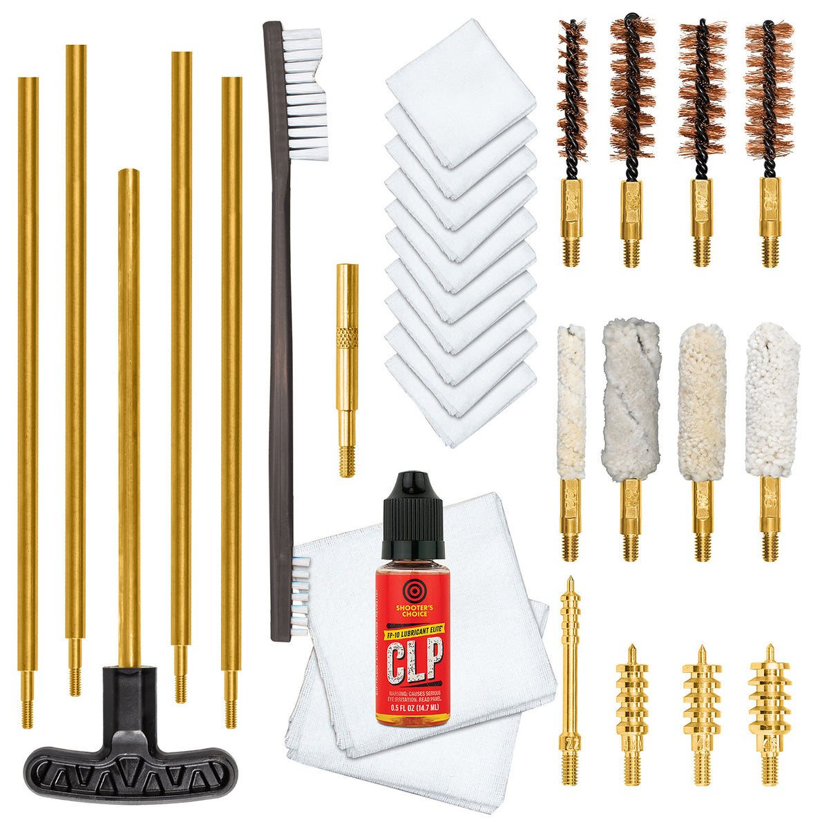 Otis FGSRSMCP Multi-Caliber Pistol Cleaning Kit .22/9mm/.40/10mm/.45