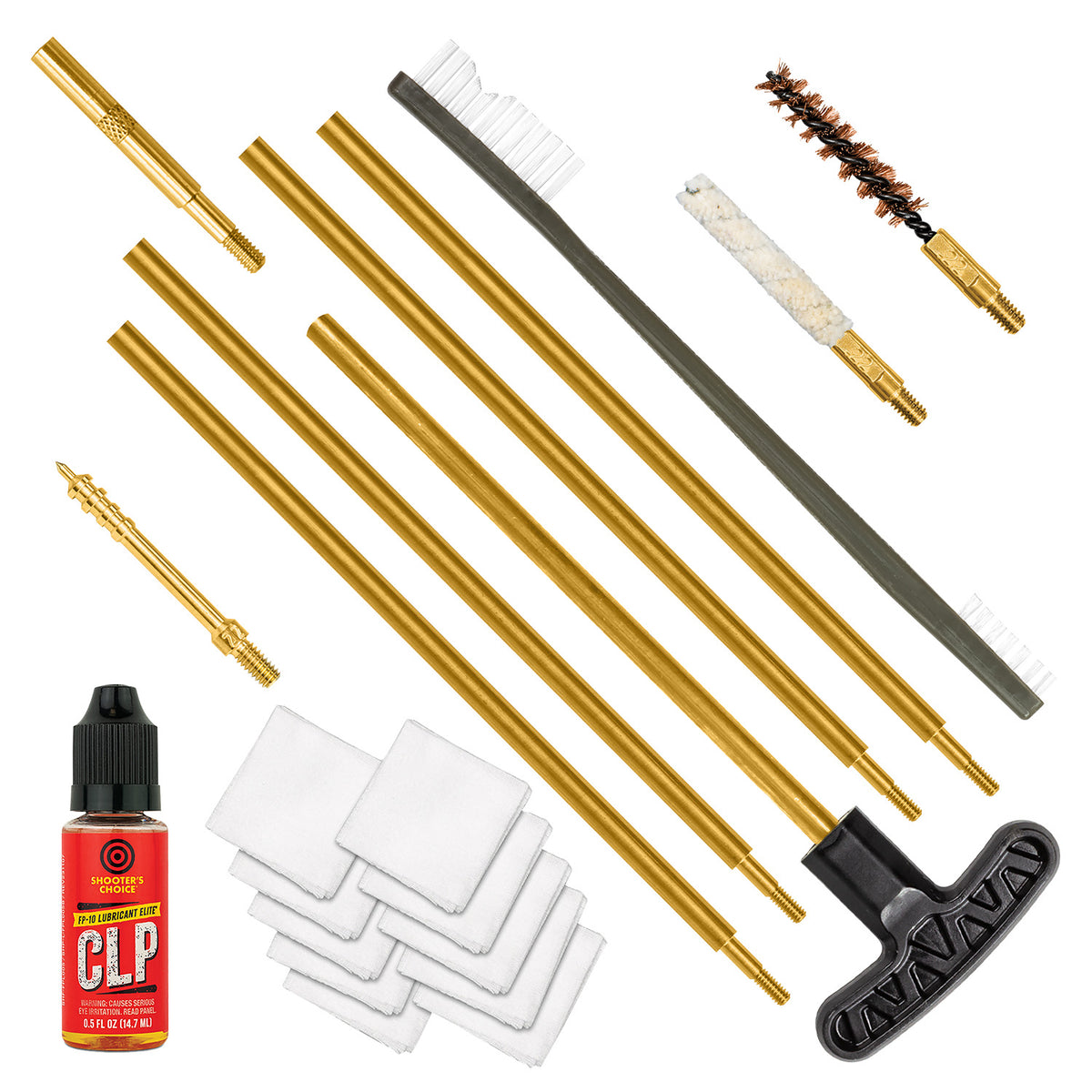 Otis FGSRS22 .22/.223 Cal Rifle and Pistol Cleaning Kit 5.56mm Yellow Box