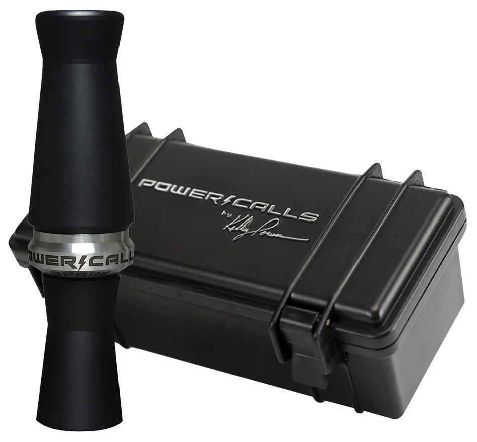 Power Calls 28851 Spark Open Specklebelly Goose Call Stealth Black Acrylic