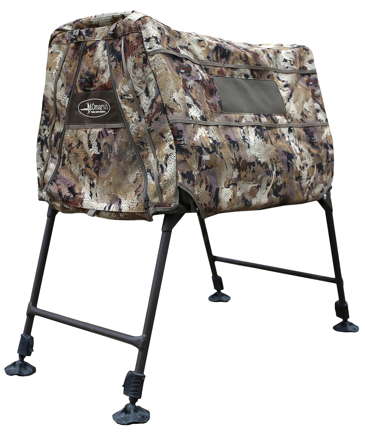 MOmarsh 34016 Invisi-Lab Dog Blind Mossy Oak Original BottomLand Adjustable Legs
