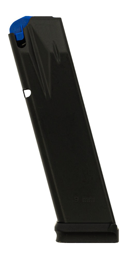 Walther Arms 2864789 PDP Full Size 18-Round 9mm Luger Magazine Black Aluminum