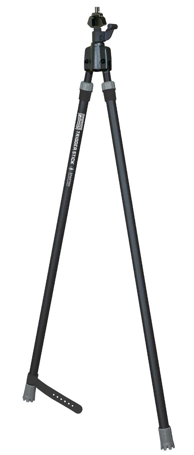 Primos 65830 Trigger Stick Tall Bipod, Black, Spartan Magnetic Attachment, 33-65"