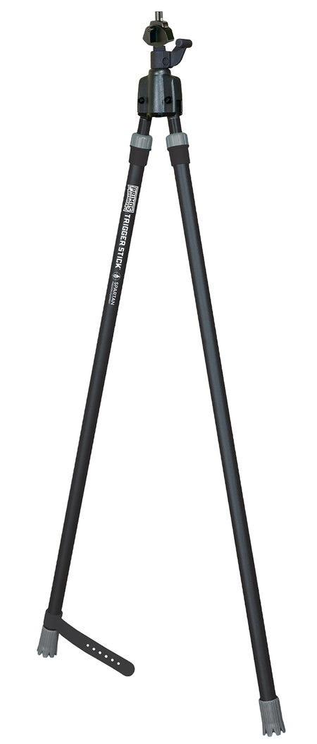 Primos 65830 Trigger Stick Tall Bipod, Black, Spartan Magnetic Attachment, 33-65"