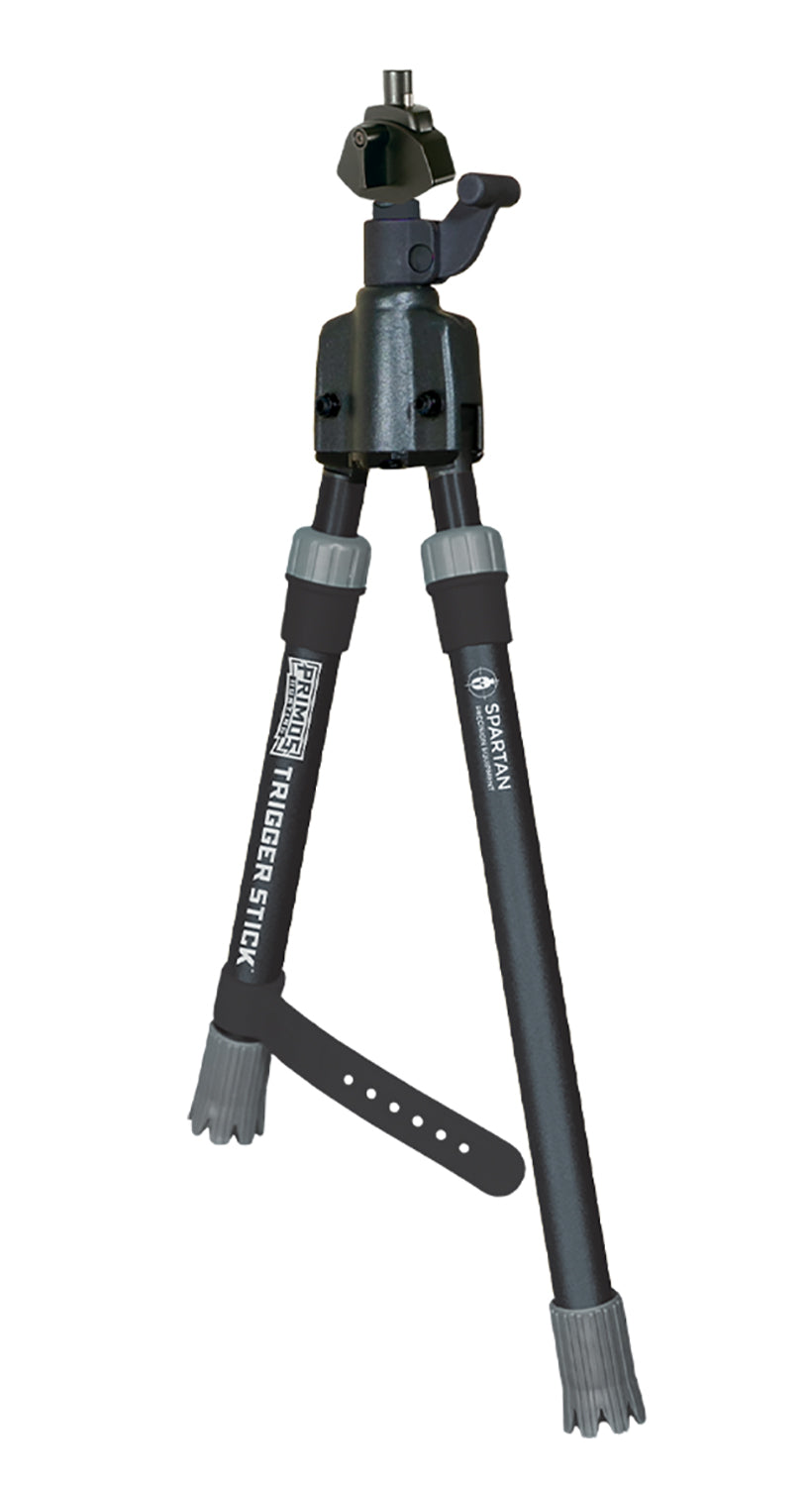 Primos 65828 Trigger Stick Short Bipod, Black, Spartan Magnetic Attachment, 12-16.5"
