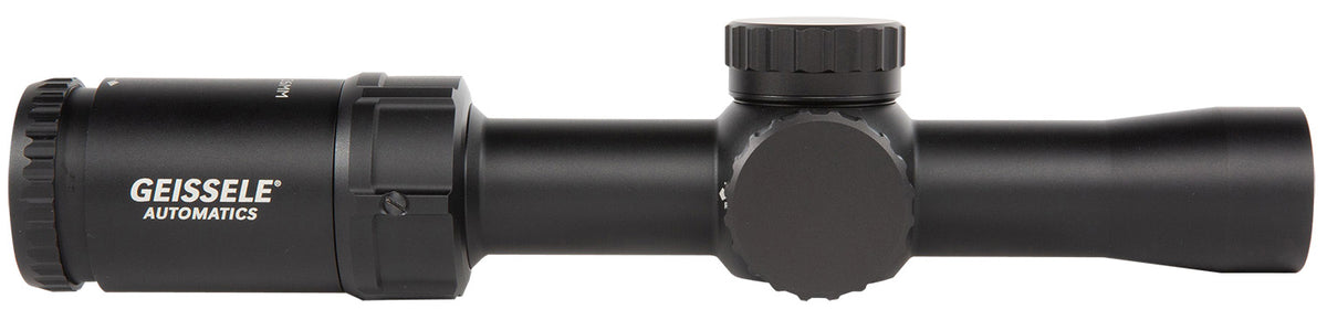 Geissele Automatics Super Precision Black Anodized 1-6x26mm 30mm Tube Illuminated DMRR-1 Reticle Scope