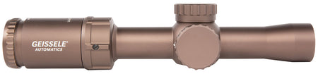 Geissele Automatics Super Precision Desert Dirt Anodized 1-6x26mm 30mm Tube Illuminated DMRR-1 Reticle Scope