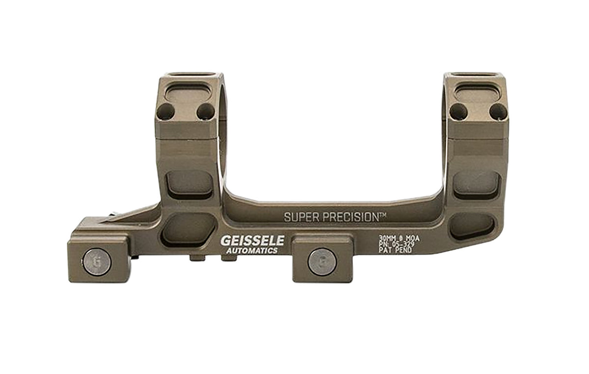 Geissele Automatics Super Precision Vortex 1-6 Scope Mount Ring Combo Desert Dirt Anodized AR15