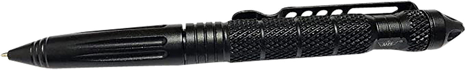 Uzi Defender Tactical Pen Black Aluminum with Carbide Tip Glass Breaker