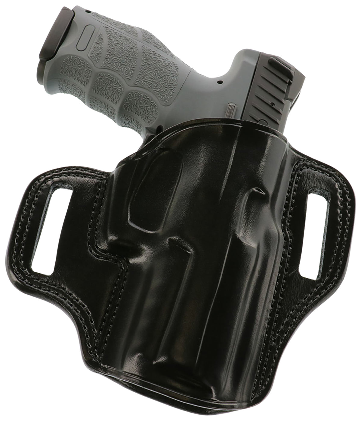 Galco Combat Master OWB Black Leather Belt Slide Holster Fits HK VP9 Right Hand