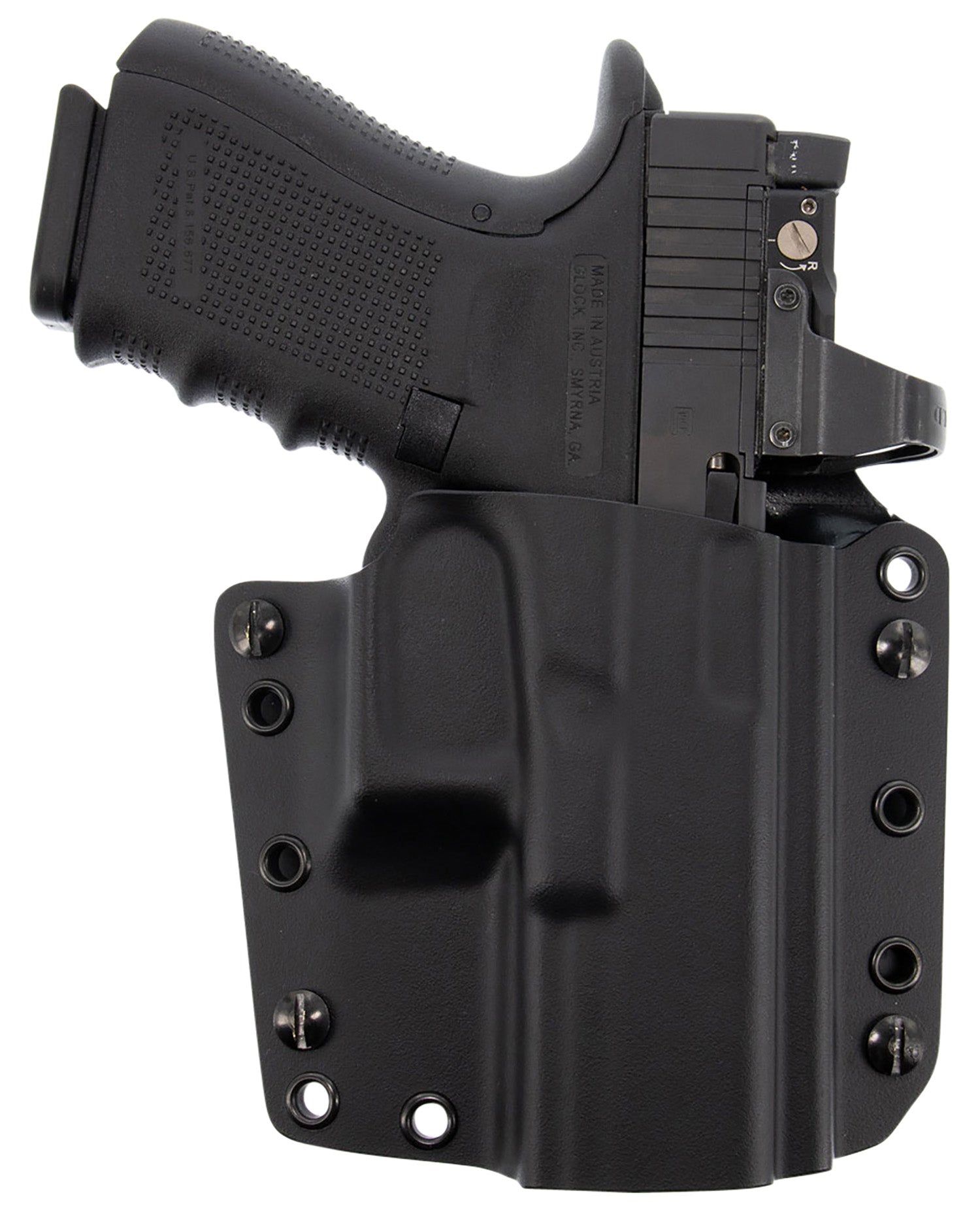 Galco CVS882RB Corvus Convertible IWB/OWB Black Kydex Holster with Belt Loop for Staccato C2, Right Hand
