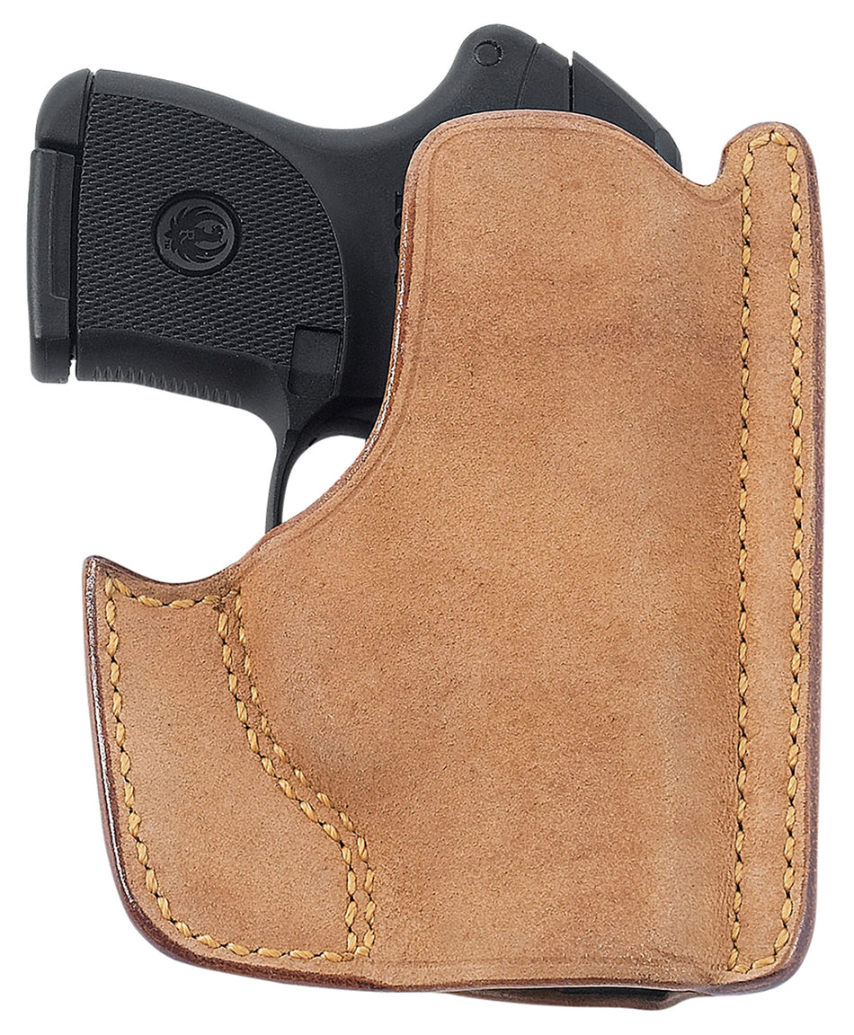 Galco PH892 Front Pocket Natural Horsehide Holster for Beretta Nano/Springfield Hellcat/Kahr MK/SCCY CPX-1, Ambidextrous