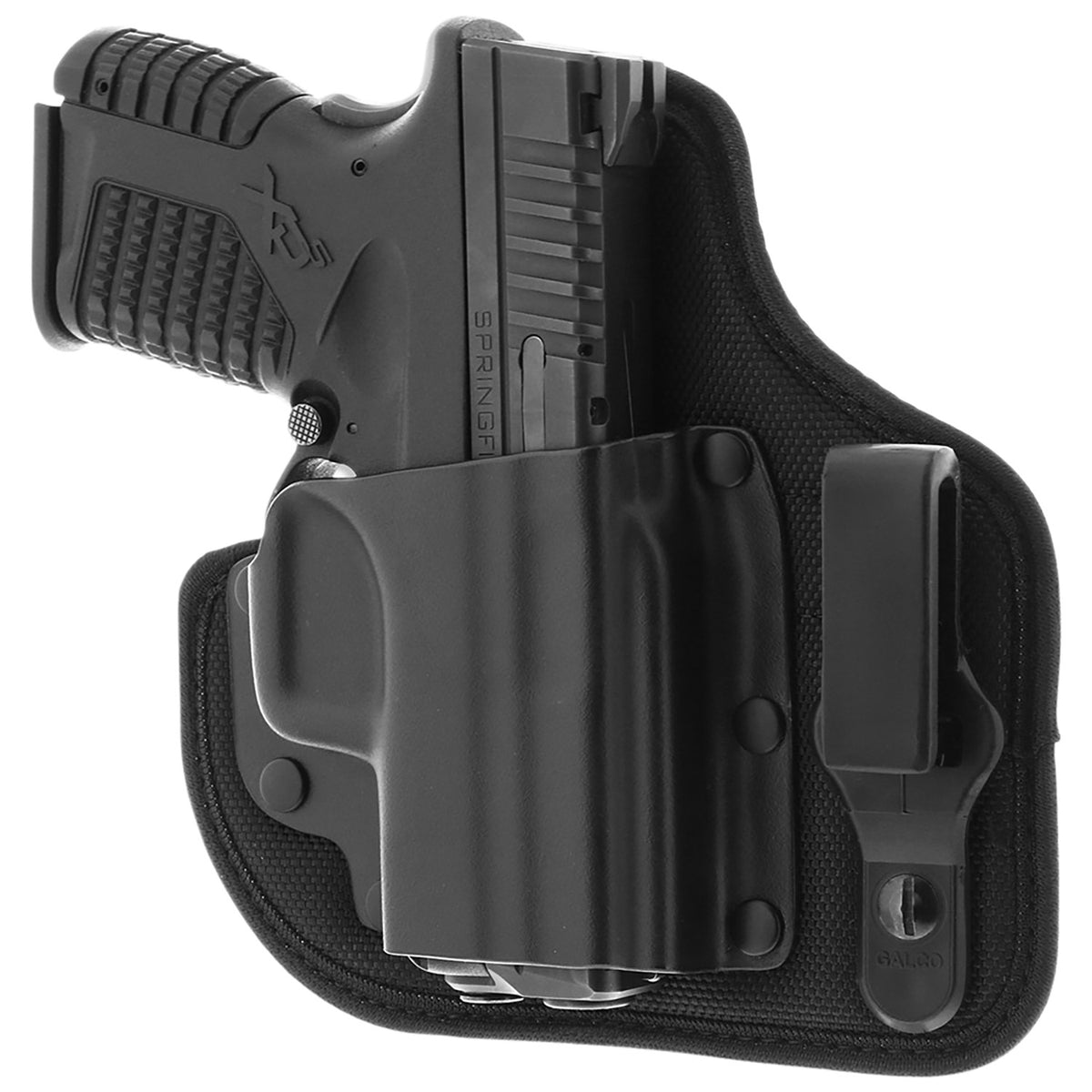 Galco QTC870RB QuickTuk Cloud IWB Holster Black Kydex/Nylon UniClip Sig P365/XL Right Hand
