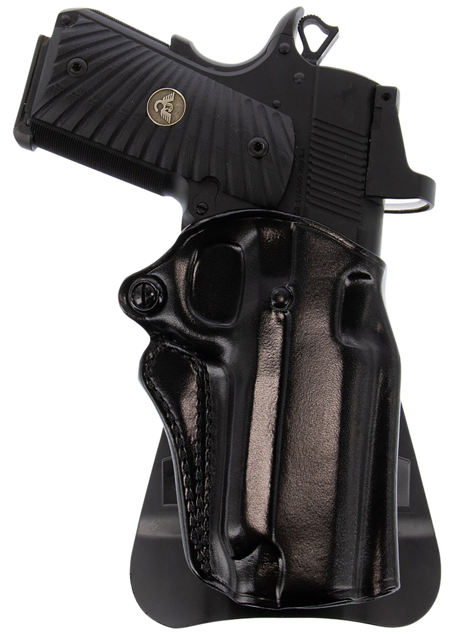 Galco SM2-800B Speed Master 2.0 OWB Black Leather Paddle Holster CZ P-10M/Glock 43/43X Right Hand