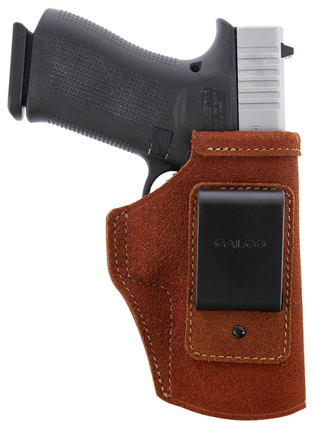 Galco STO858 Stow-N-Go IWB Natural Leather Belt Clip Holster S&W M&P 380 Shield EZ Right Hand