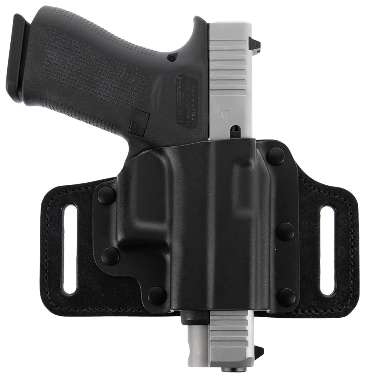 Galco TS428B TacSlide OWB Black Kydex/Leather Belt Slide Holster HK 45/45C/P30/USP 9/40 Right Hand