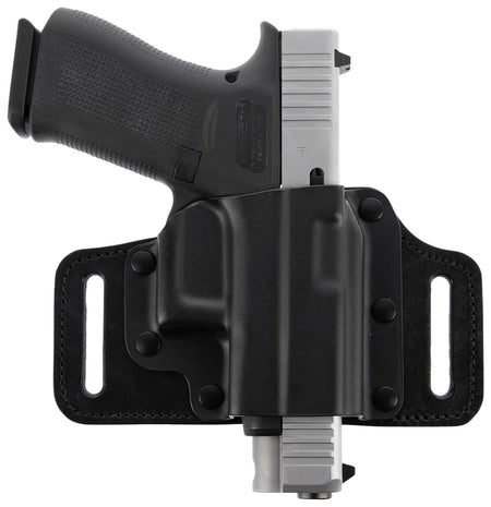 Galco TS428B TacSlide OWB Black Kydex/Leather Belt Slide Holster HK 45/45C/P30/USP 9/40 Right Hand