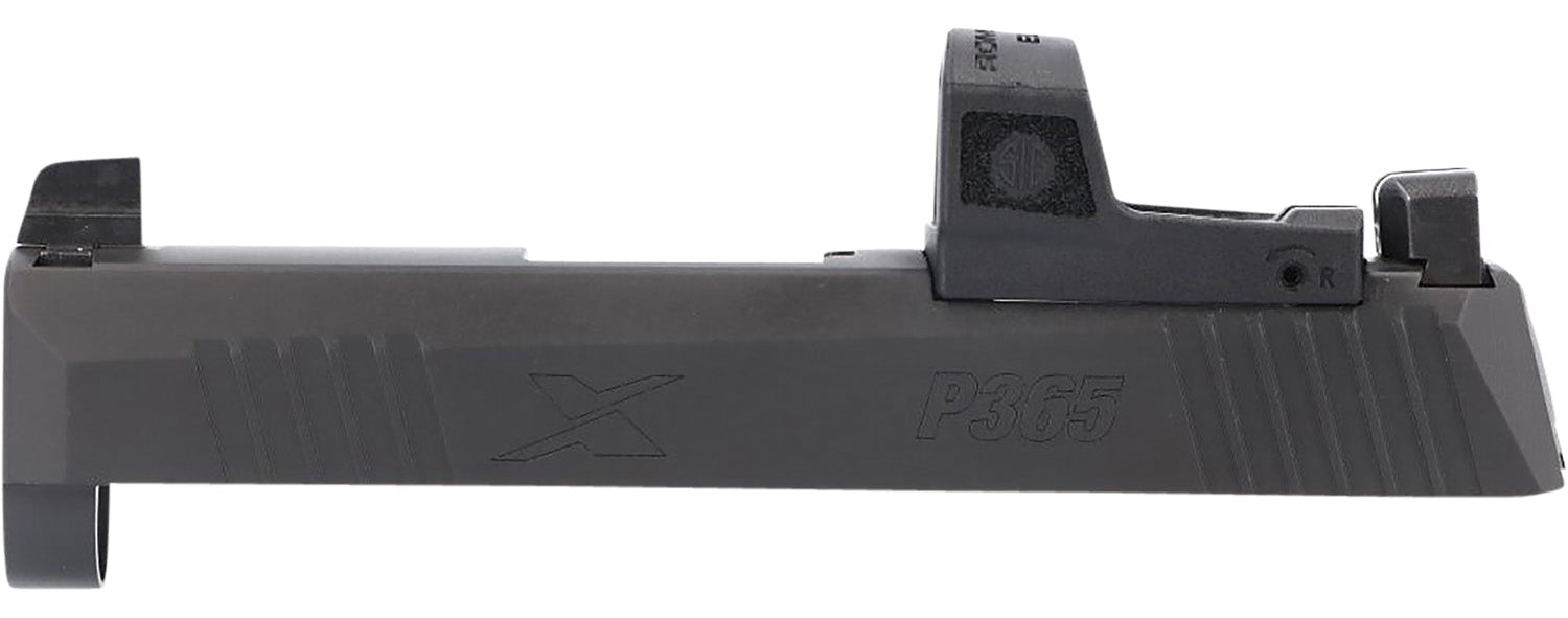 Sig Sauer 8900983 P365X Replacement Slide Assembly 9mm Luger Black Nitride Stainless Steel Optic Cut XRAY3 Sights