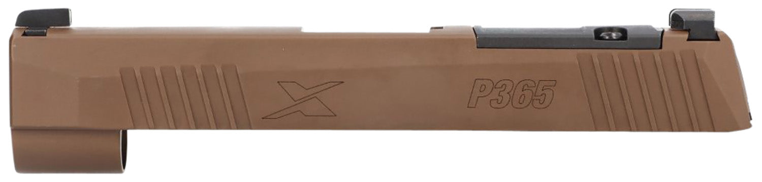 Sig Sauer 8900987 P365XL Replacement Slide Assembly 9mm Luger Coyote Brown Nitride Stainless Steel Optic Cut XRAY3 Sights