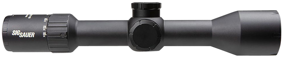 Sig Sauer Whiskey6 3-18x44mm 30mm Tube MOA Milling Hunter 2.0 Reticle Rifle Scope Black