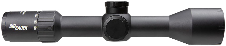 Sig Sauer Whiskey6 3-18x44mm 30mm Tube Quadplex Reticle Rifle Scope Black
