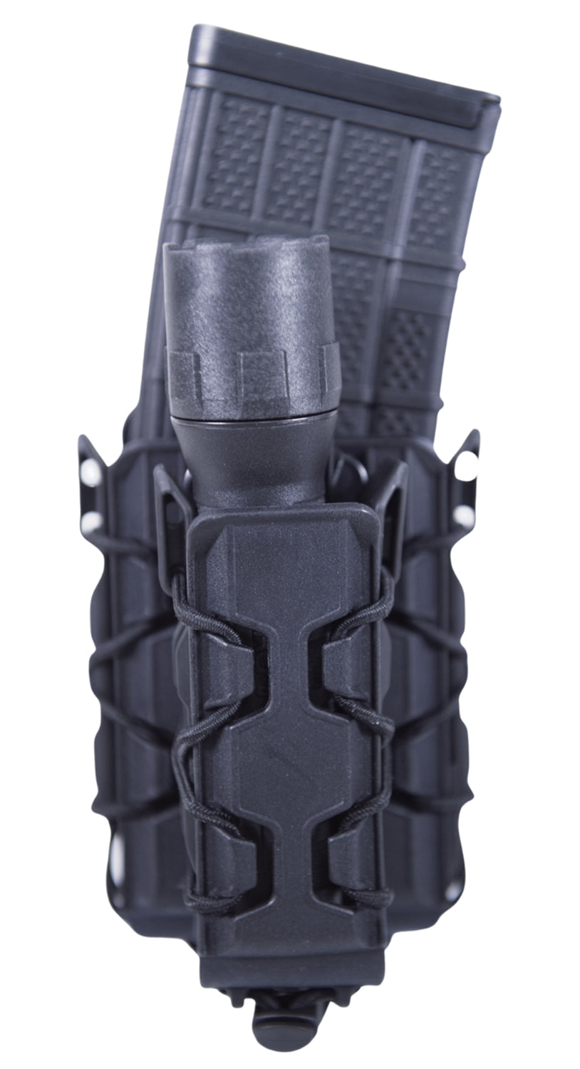 High Speed Gear TACO Double Decker Double Mag Pouch Black Polymer Belt Clip 2" Wide