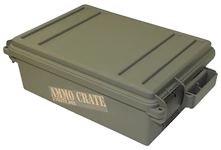 MTM Case-Gard ACR418 Ammo Crate Utility Box 12 Gauge Army Green Polypropylene O-Ring Sealed