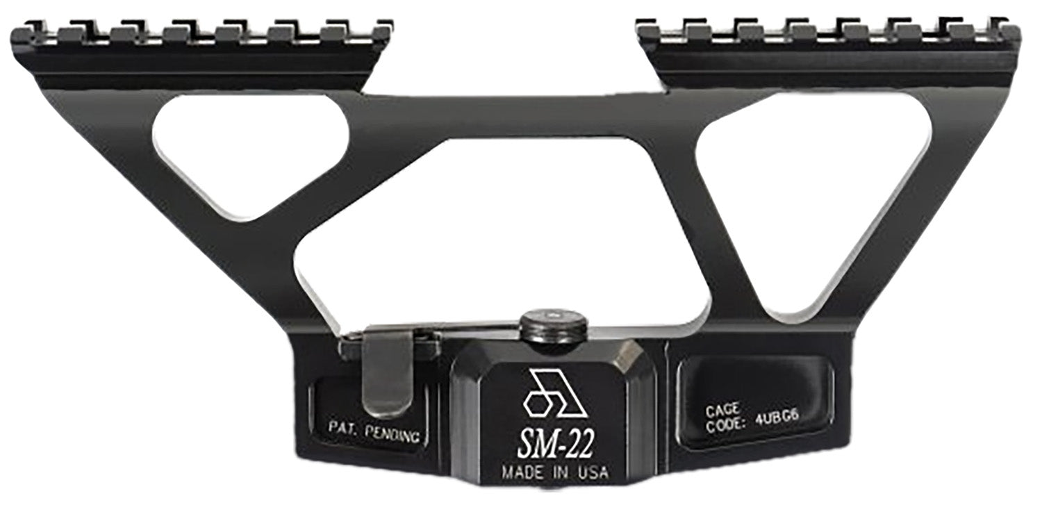 Arsenal SM22 AK Scope Mount SAM7K Series Black Anodized 0 MOA Picatinny Rail