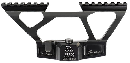 Arsenal SM22 AK Scope Mount SAM7K Series Black Anodized 0 MOA Picatinny Rail