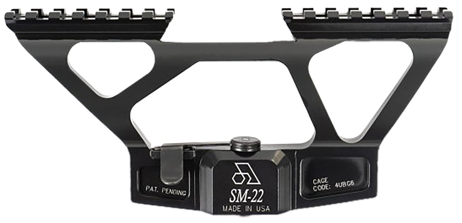 Arsenal SM22 AK Scope Mount SAM7K Series Black Anodized 0 MOA Picatinny Rail