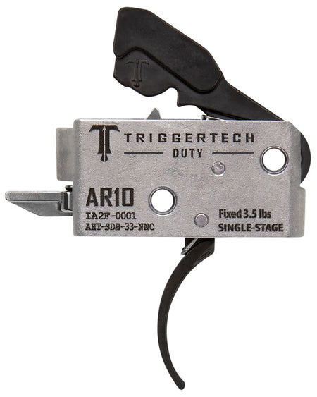 TriggerTech AHTSDB33NNC Duty Curved Single-Stage Trigger, 3.50 lbs for AR-10