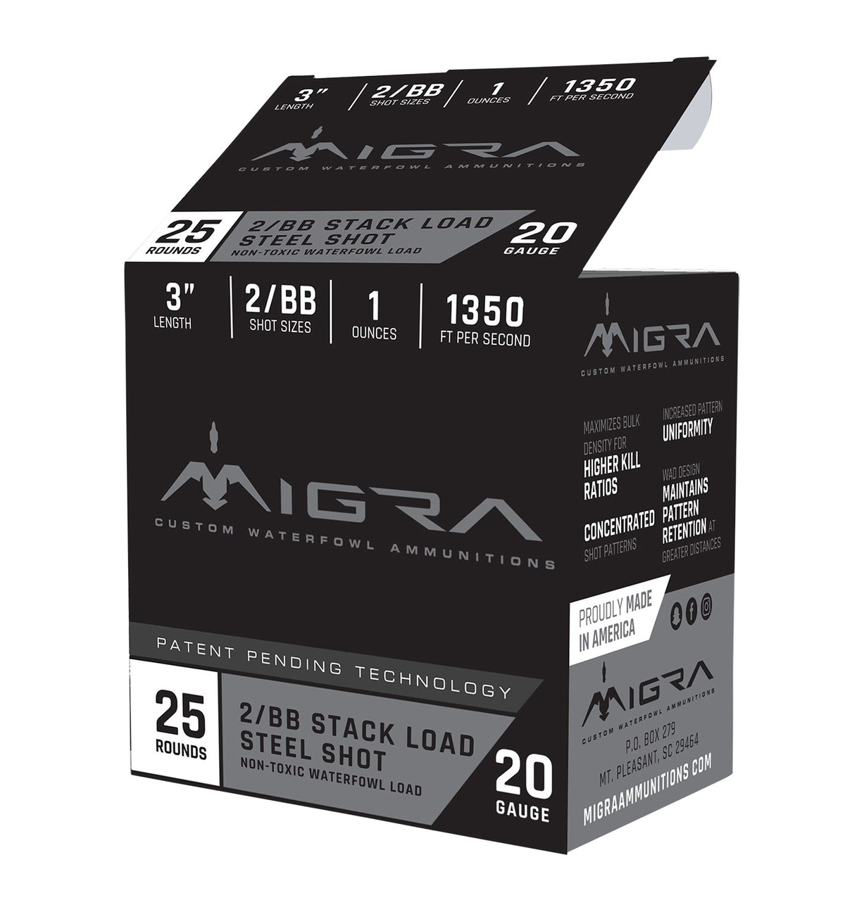Migra Staxd Combinational Hunting 20 Gauge 3 in / 3 in #4 / 6 1 oz
