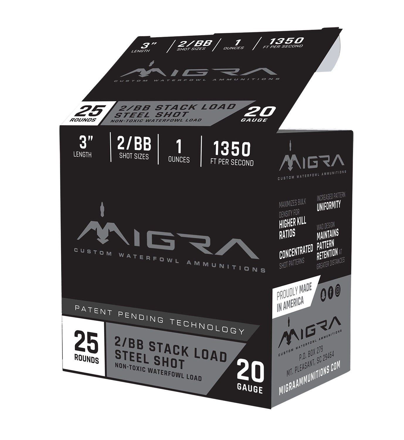Migra Staxd Combinational Hunting 20 Gauge 3 in / 3 in #4 / 6 1 oz